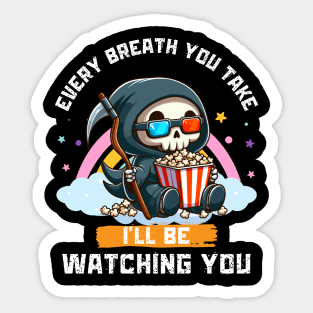 Watching You - Grim Reaper Sticker